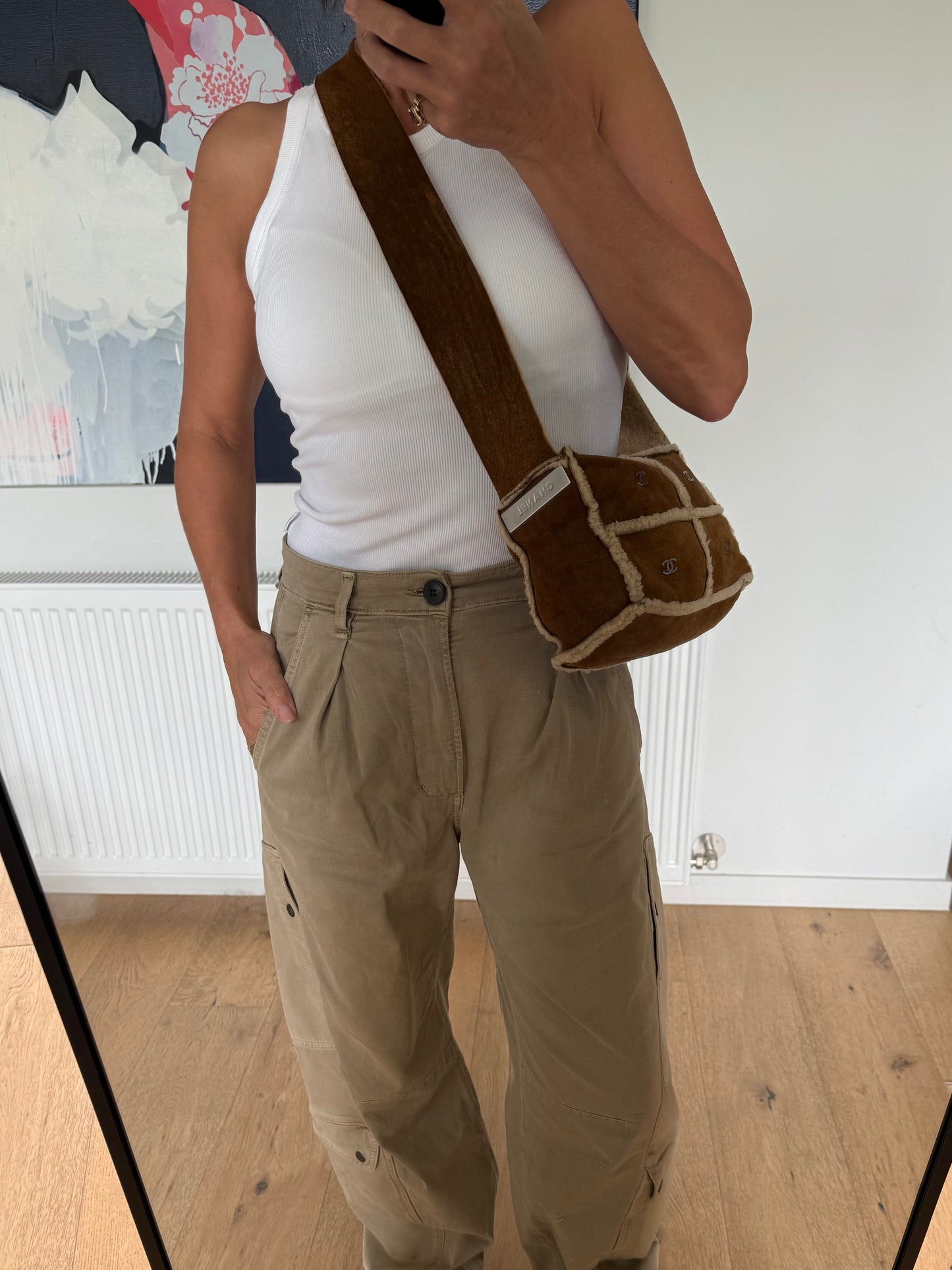 Chanel Brown Mouton Sherpa Bag