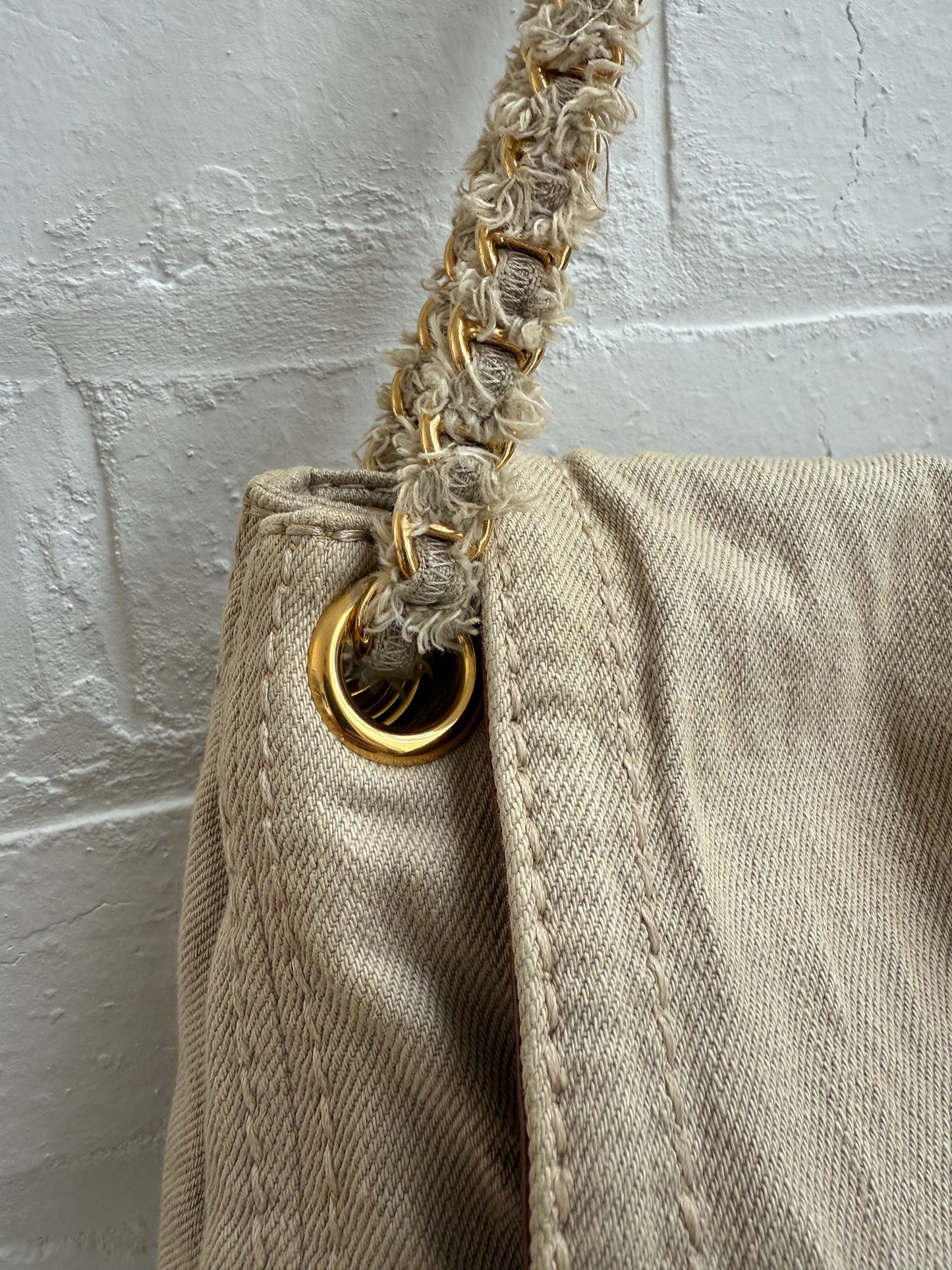 Prada Denim Chain Bag