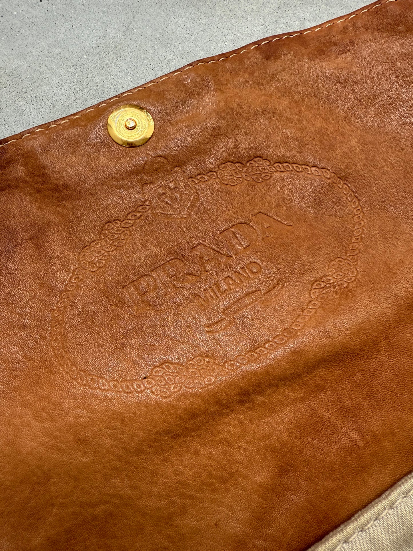 Prada Denim Chain Bag