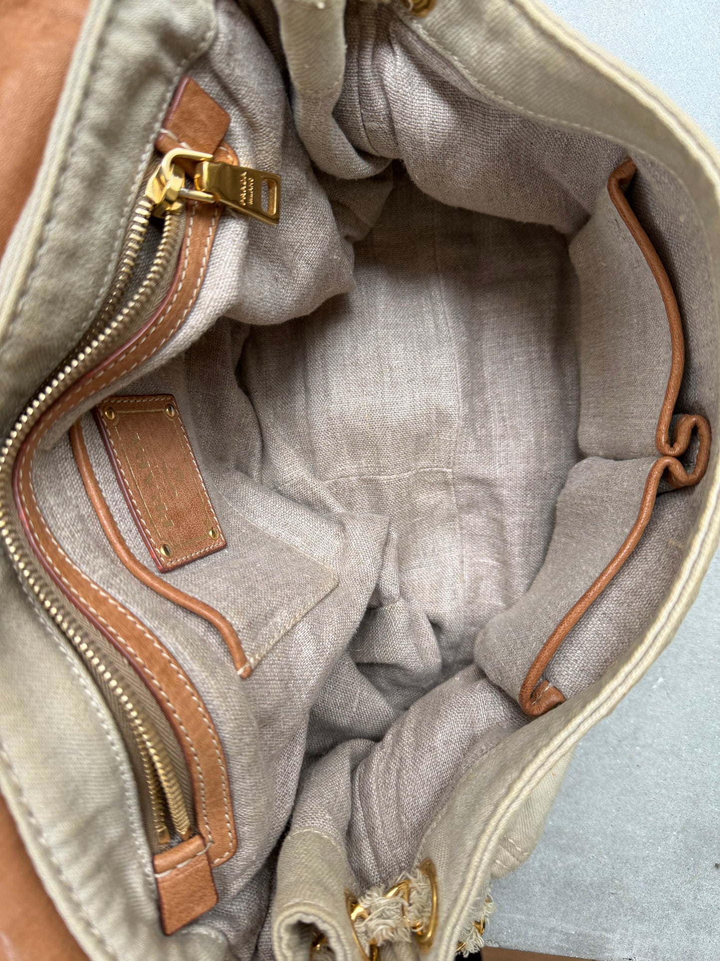 Prada Denim Chain Bag