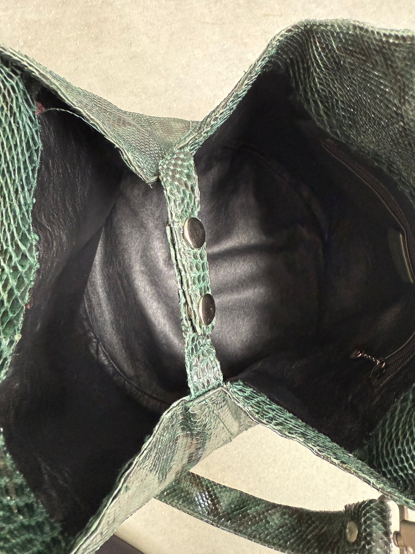 Tom Ford for Gucci Python & Bamboo Tote
