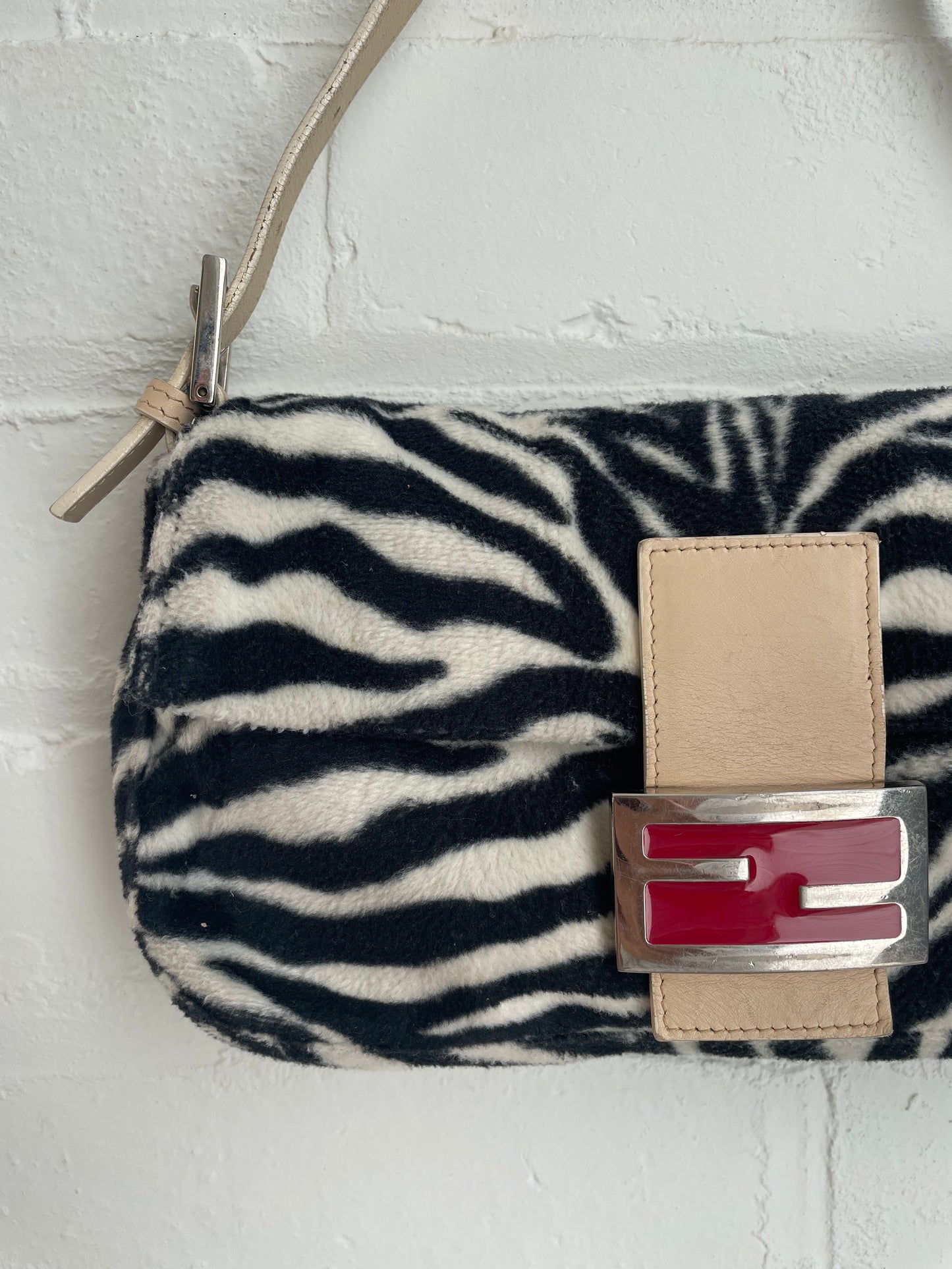 Fendi Zebra Print Baguette