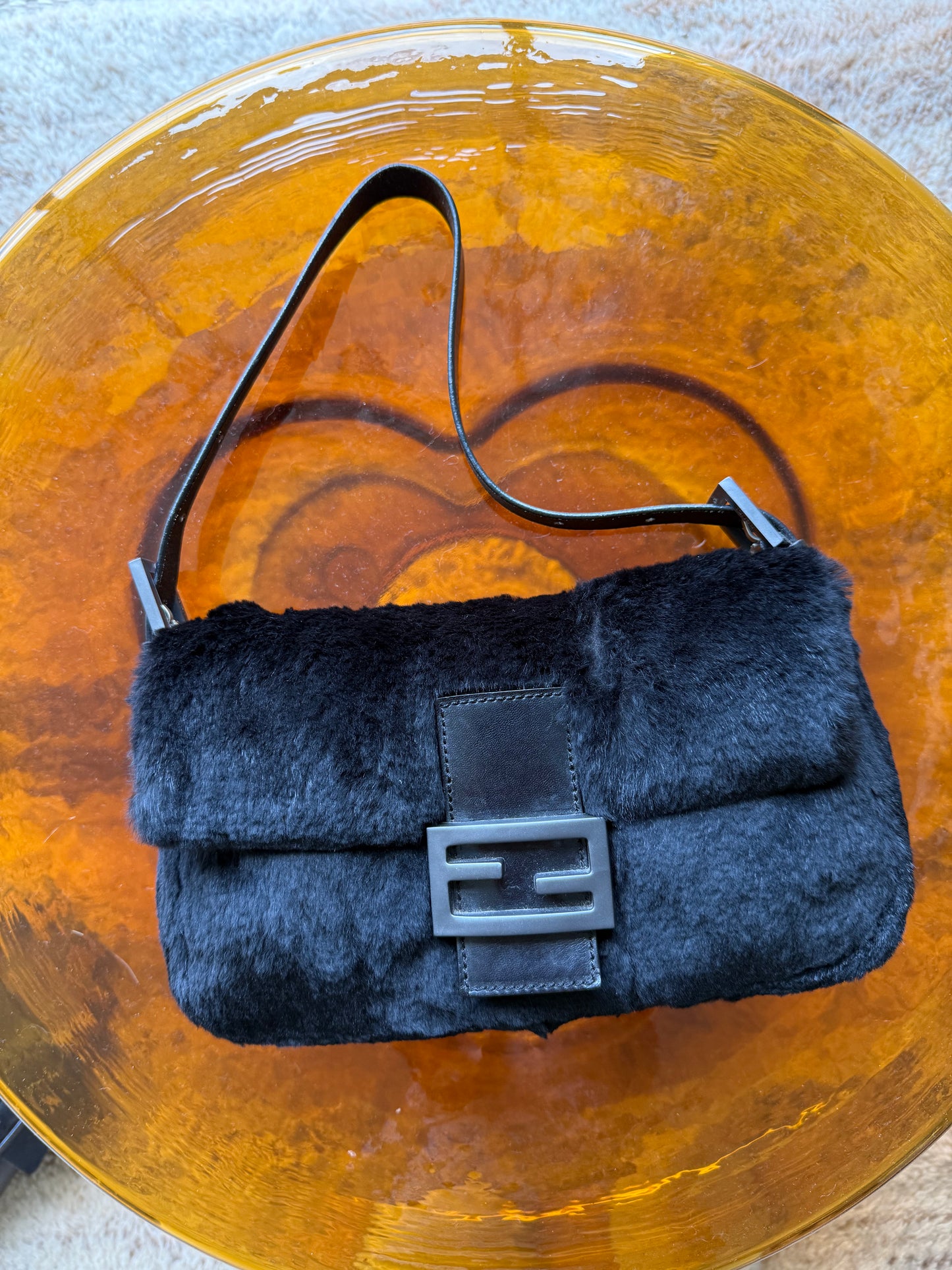 Fendi Rabbit Fur Baguette