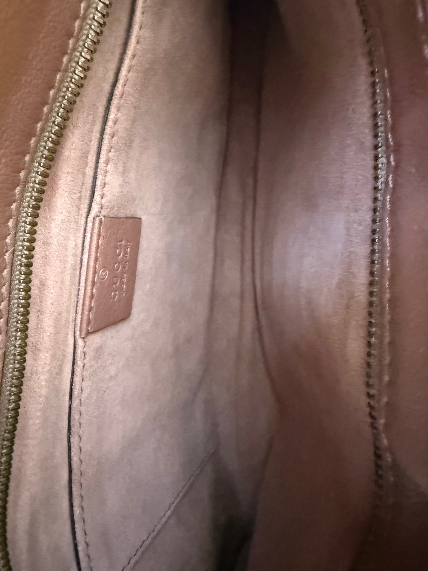 Gucci Brown Python Leather Stirrup Clutch