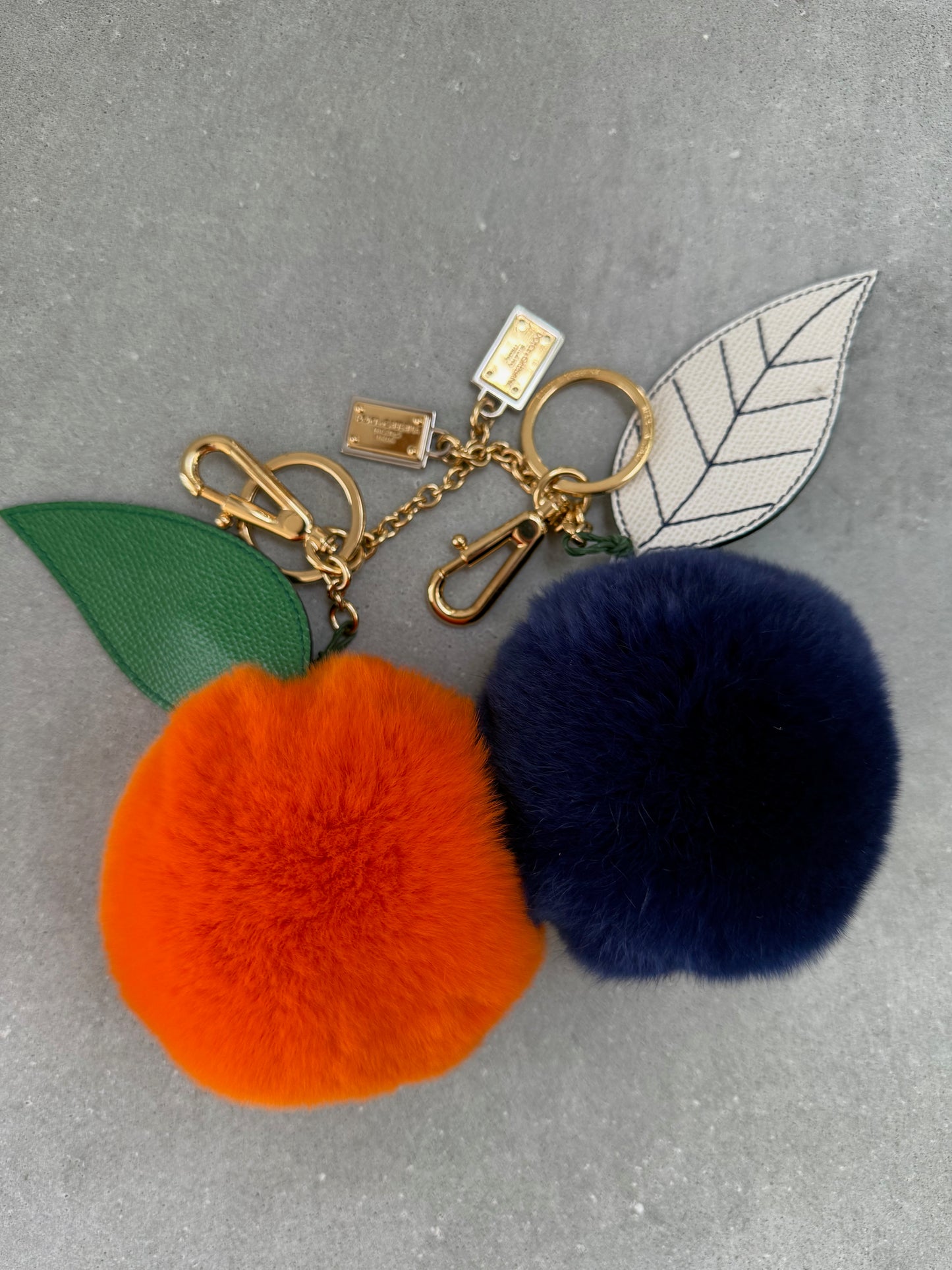 Dolce & Gabbana Blueberry Fur Bag Charm