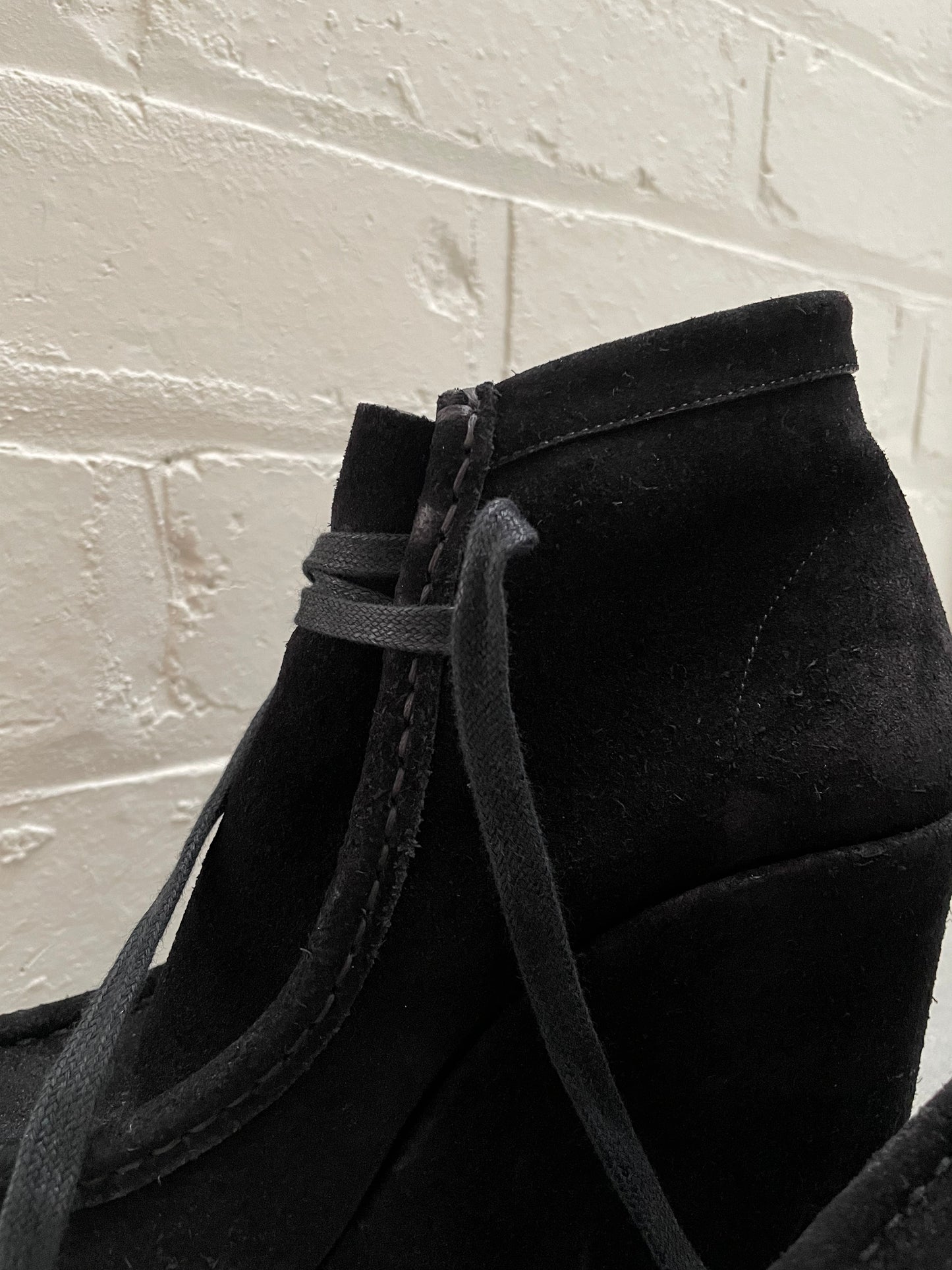 Balenciaga Suede Wedge Boots Size 38