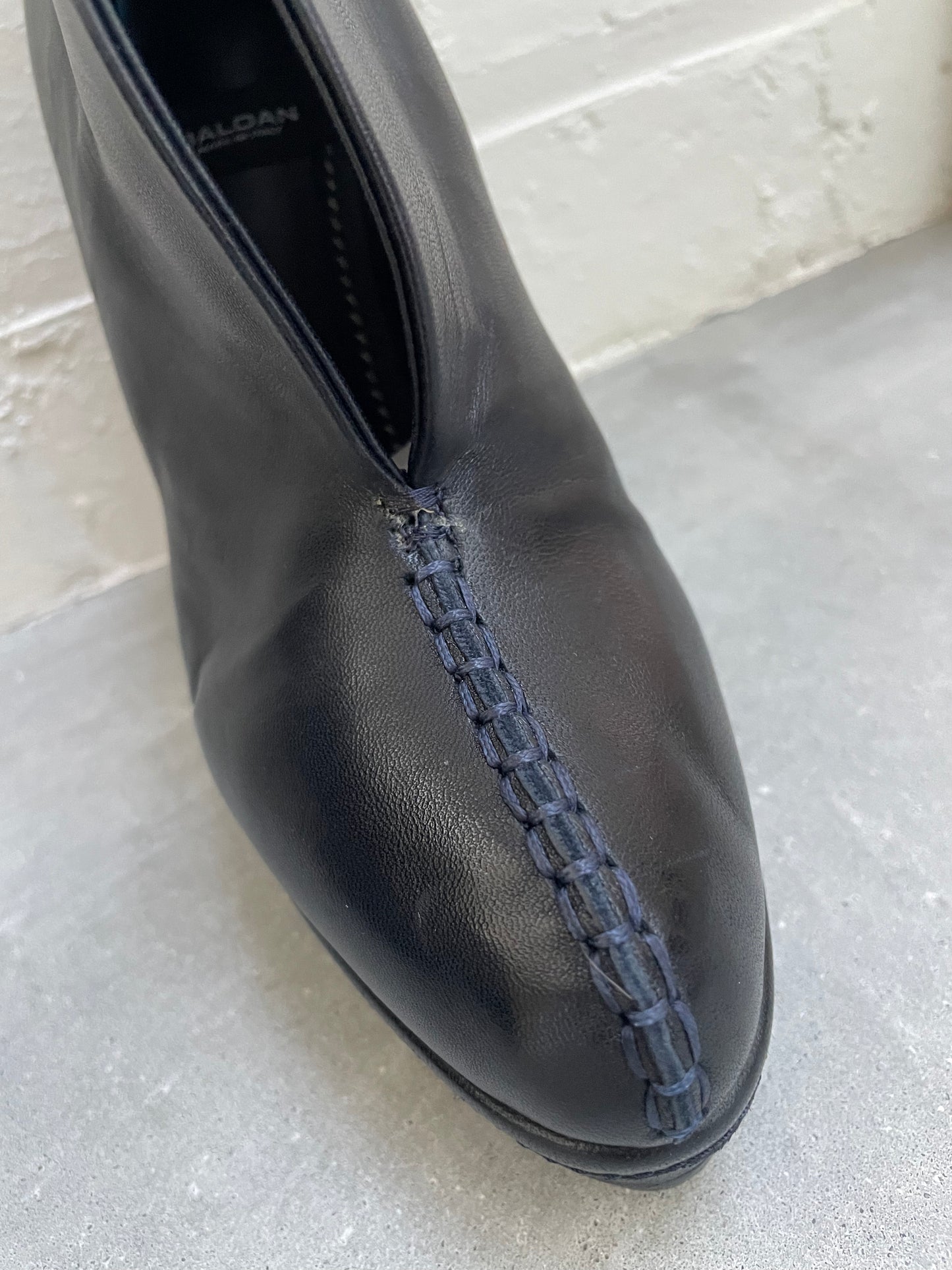 Baldan Ankle Bootie in French Navy Size 38