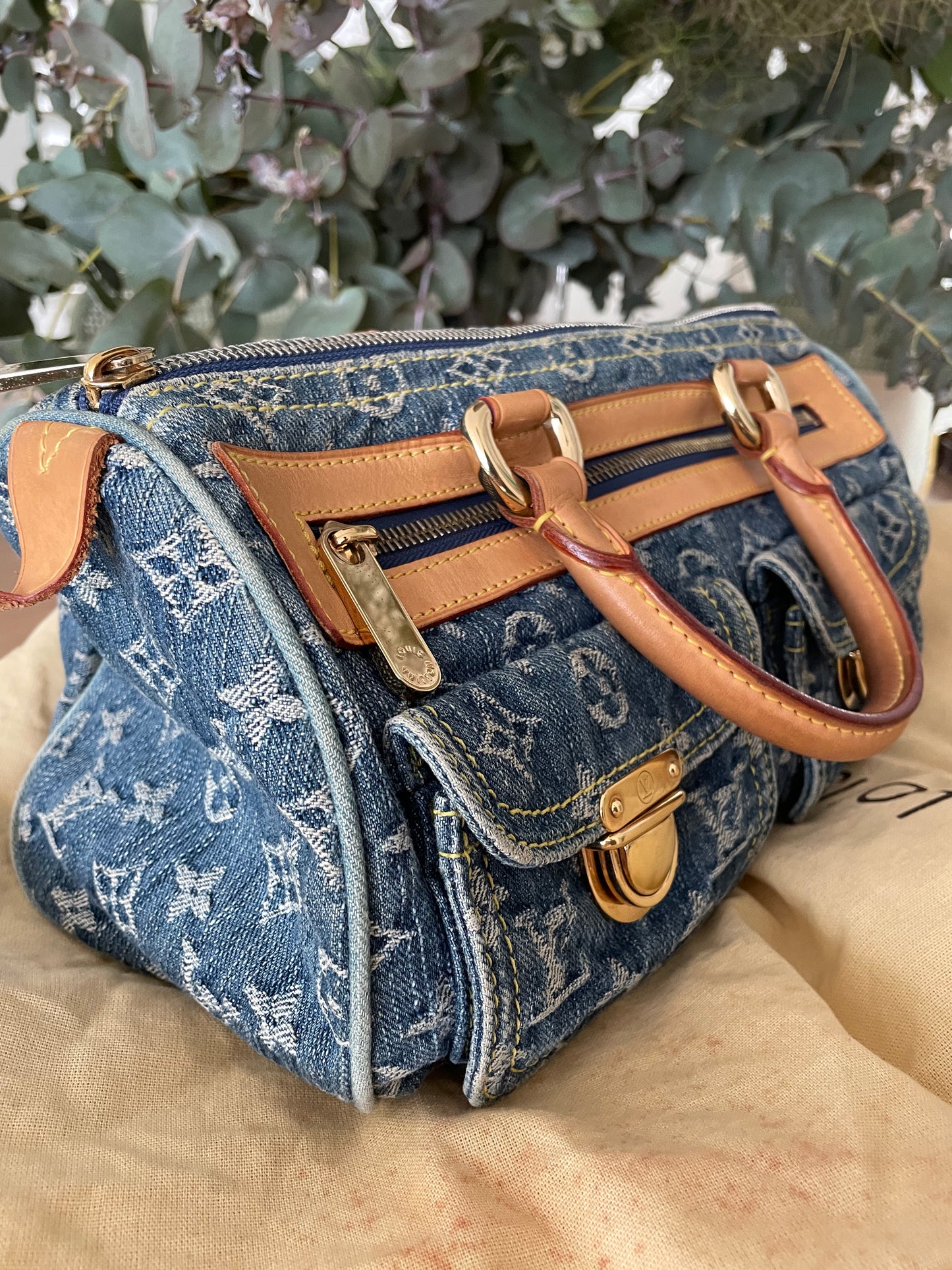 Louis Vuitton Néo Speedy Denim Bag 2005