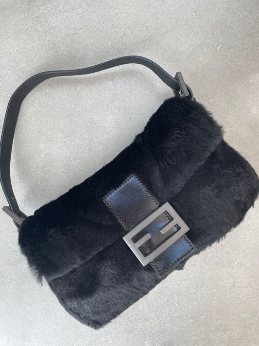 Fendi Rabbit Fur Baguette