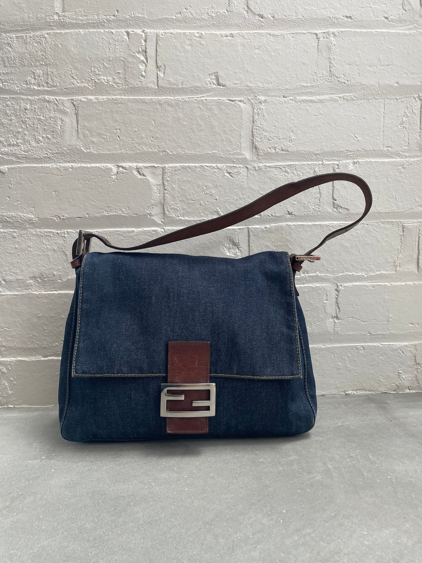 Fendi Denim Mamma Baguette