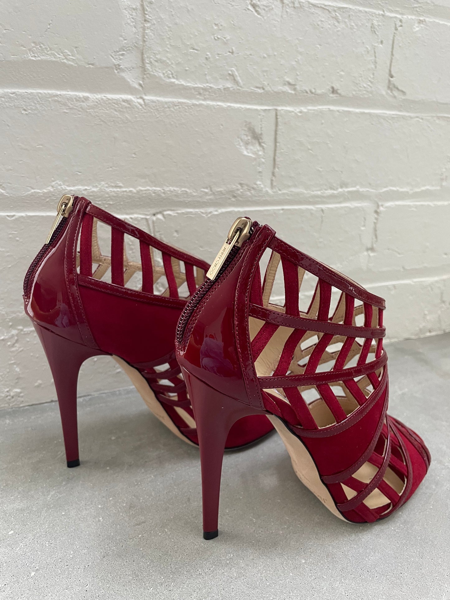 Jimmy Choo Vector Red Sandal Size 38