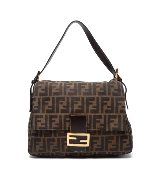 Fendi Mamma Baguette with Gold Hardware