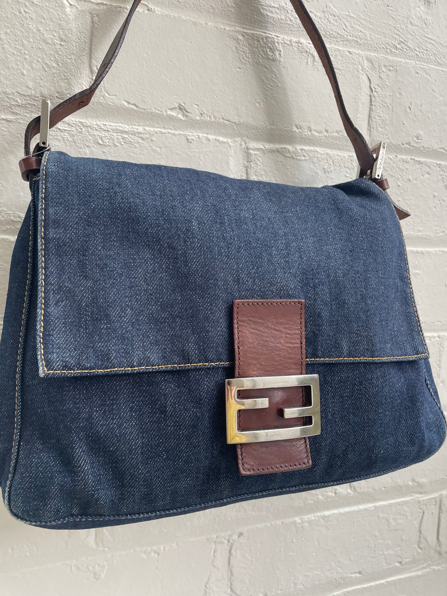 Fendi Denim Mamma Baguette