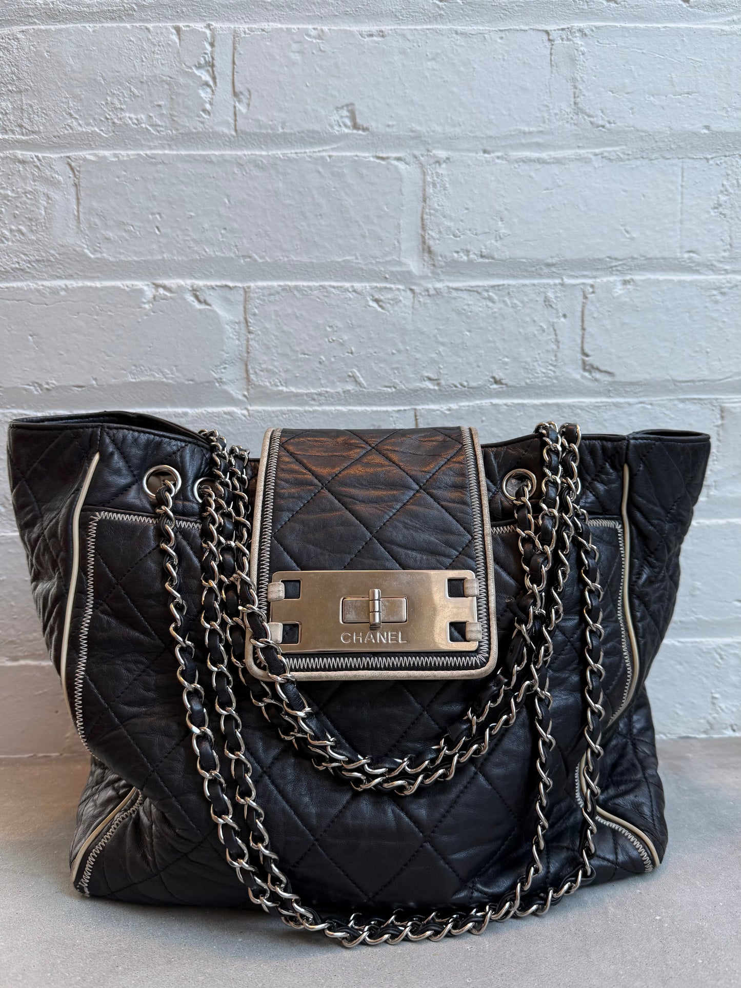 Chanel Mademoiselle Quilted Lambskin Tote
