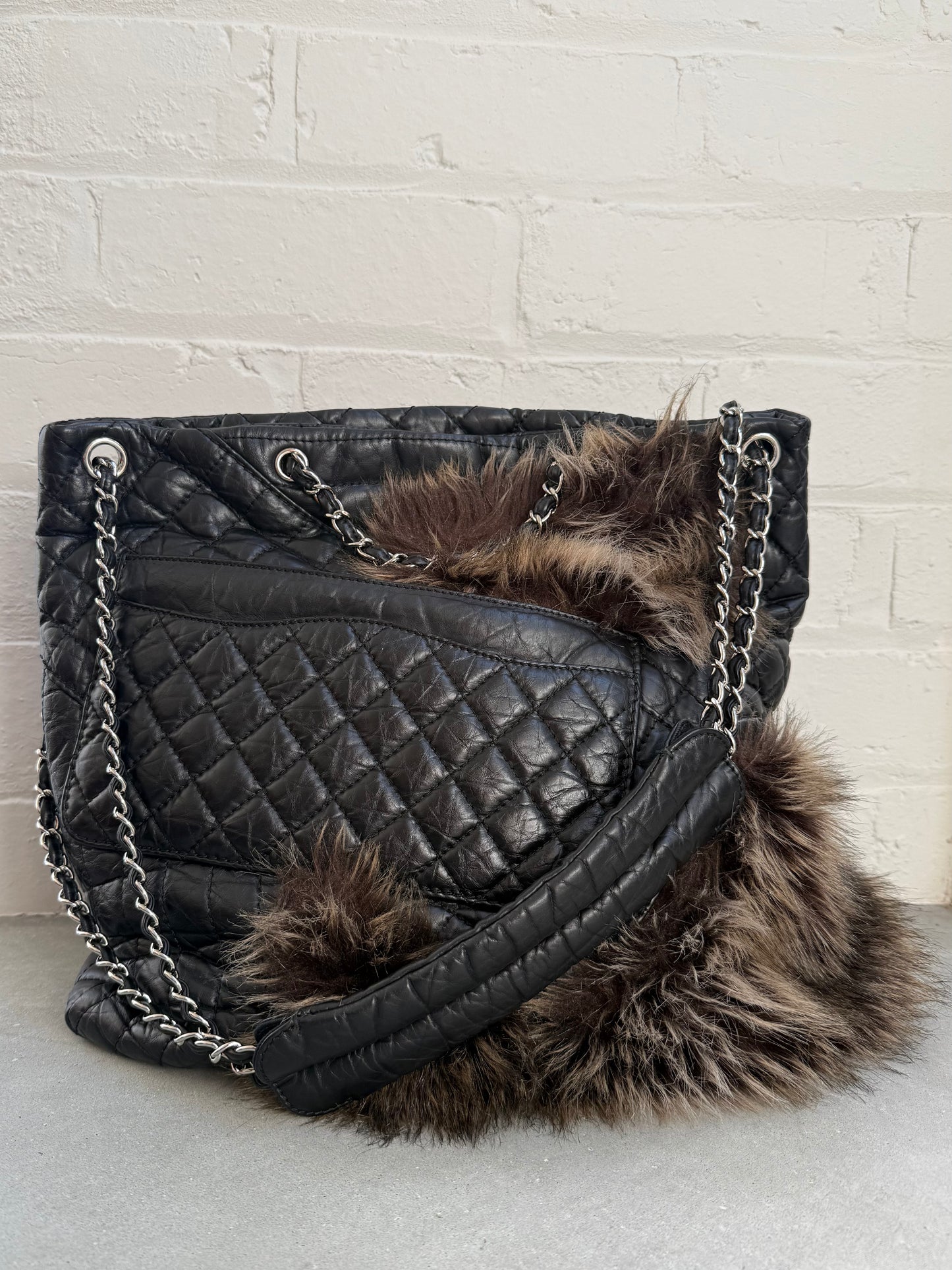 Chanel Karl’s Fantasy Fur Tote