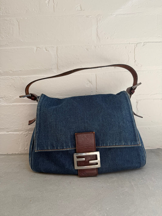 Fendi Denim Mama Baguette