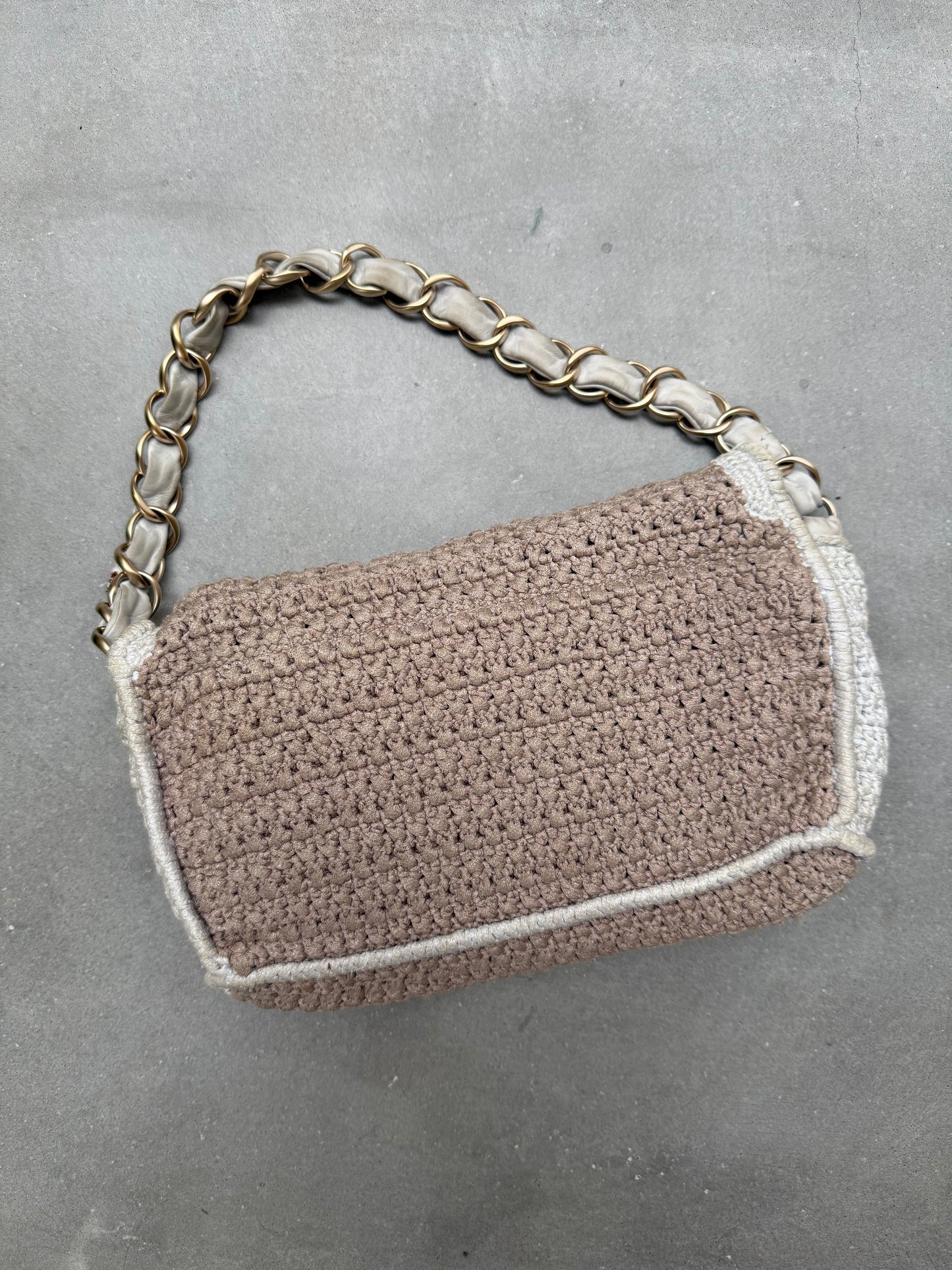 Chanel Crochet Camellia CC Flap
