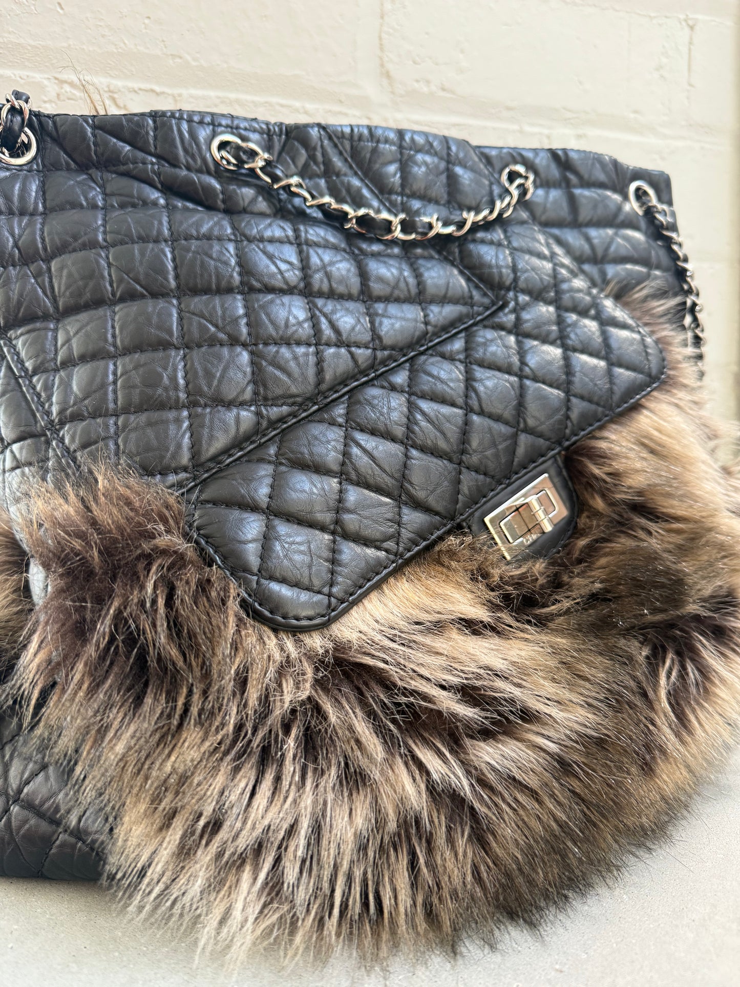 Chanel Karl’s Fantasy Fur Tote