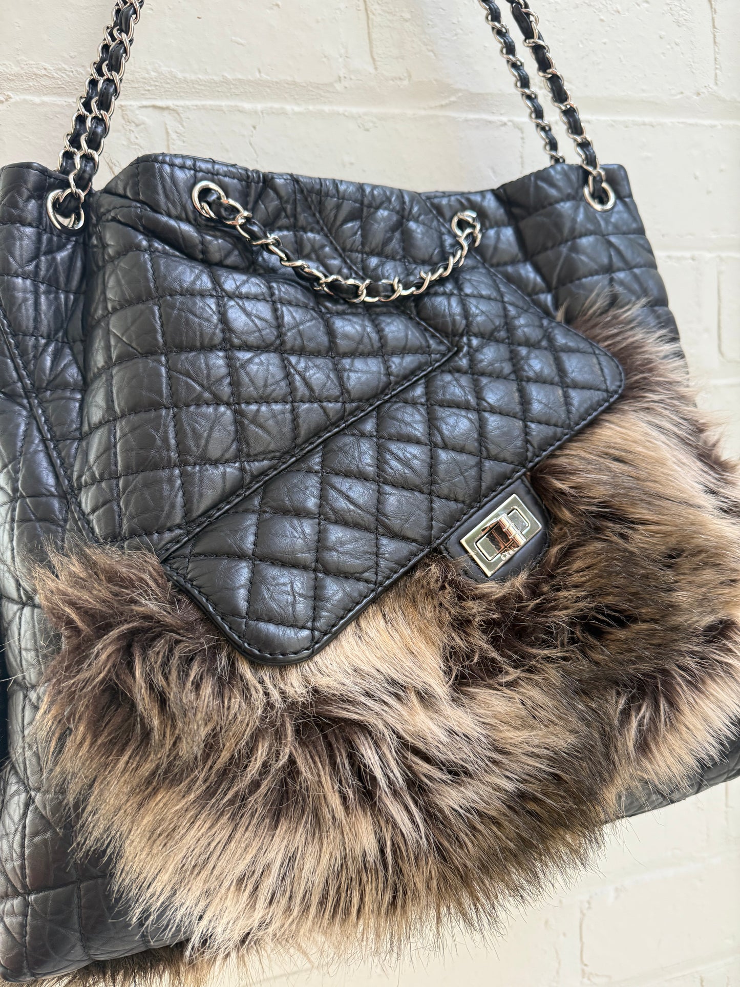 Chanel Karl’s Fantasy Fur Tote