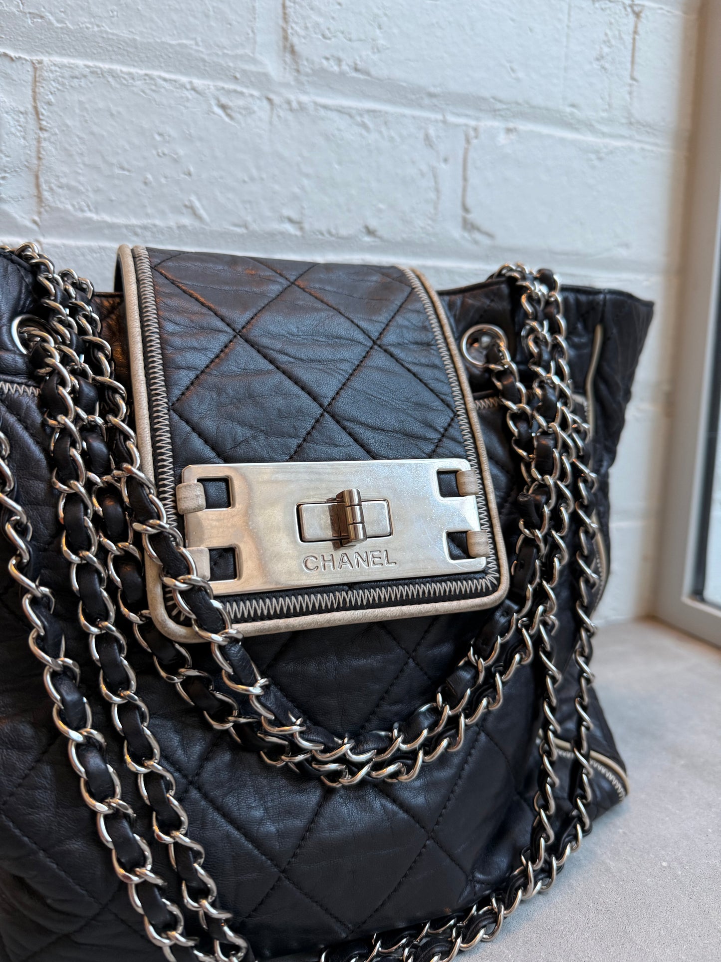 Chanel Mademoiselle Quilted Lambskin Tote