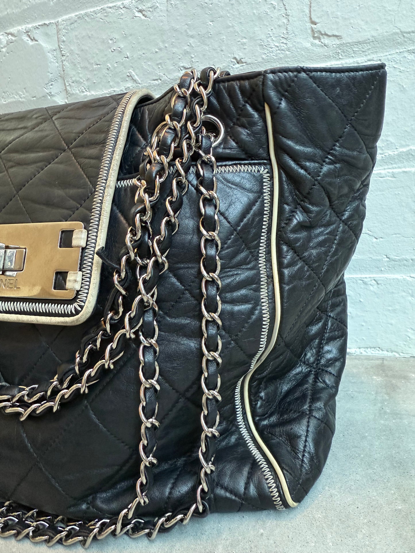 Chanel Mademoiselle Quilted Lambskin Tote