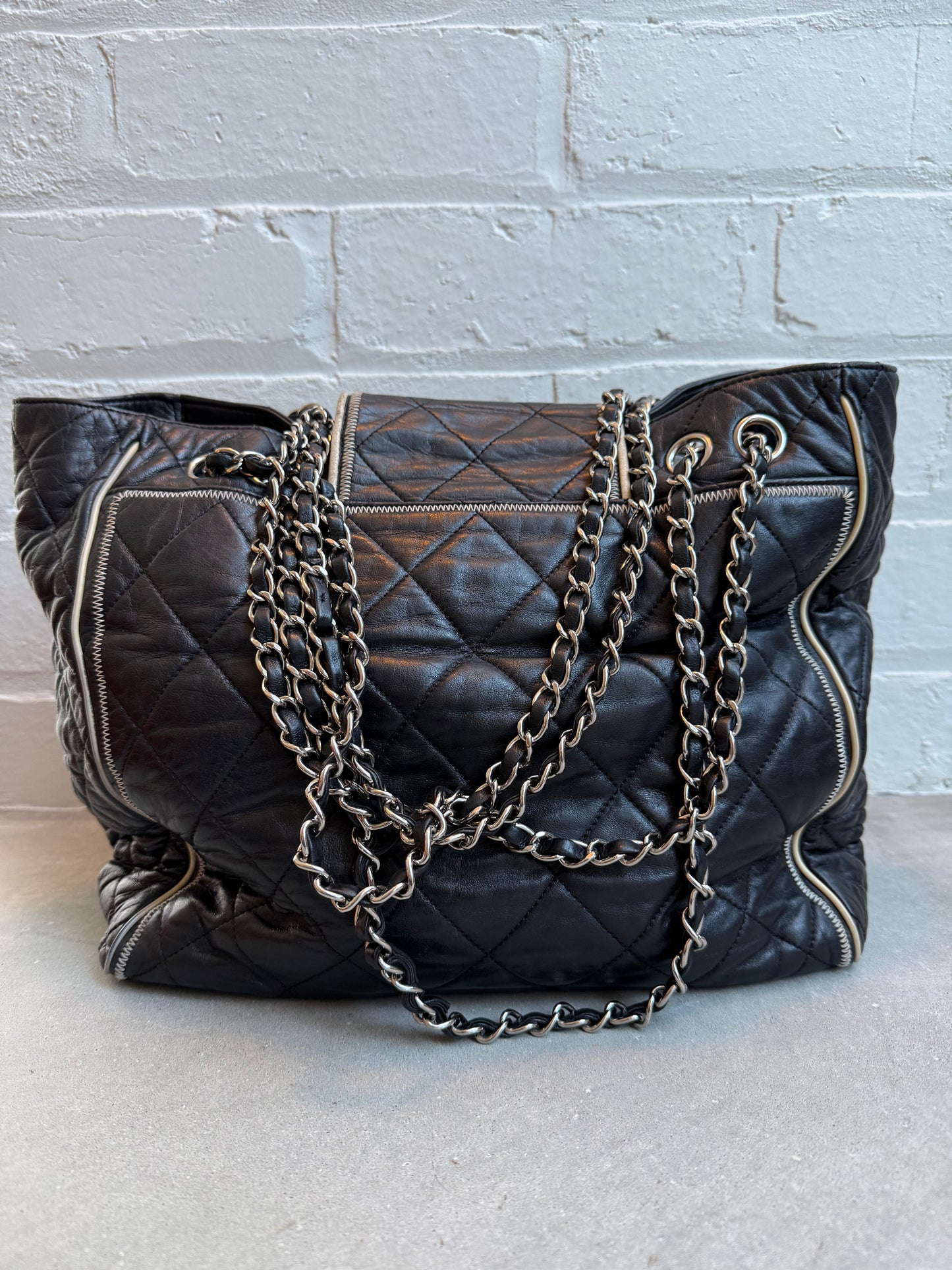 Chanel Mademoiselle Quilted Lambskin Tote