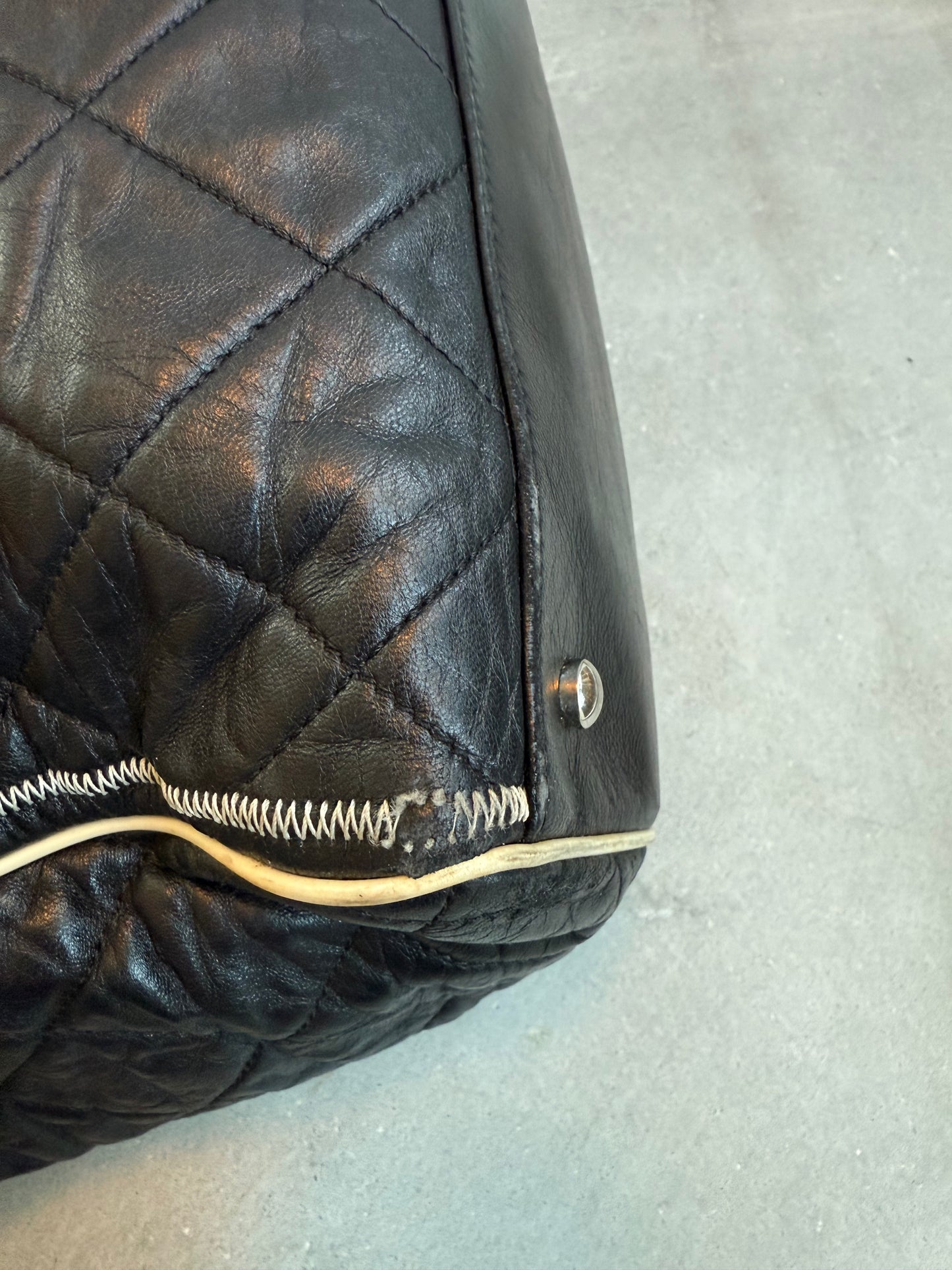 Chanel Mademoiselle Quilted Lambskin Tote