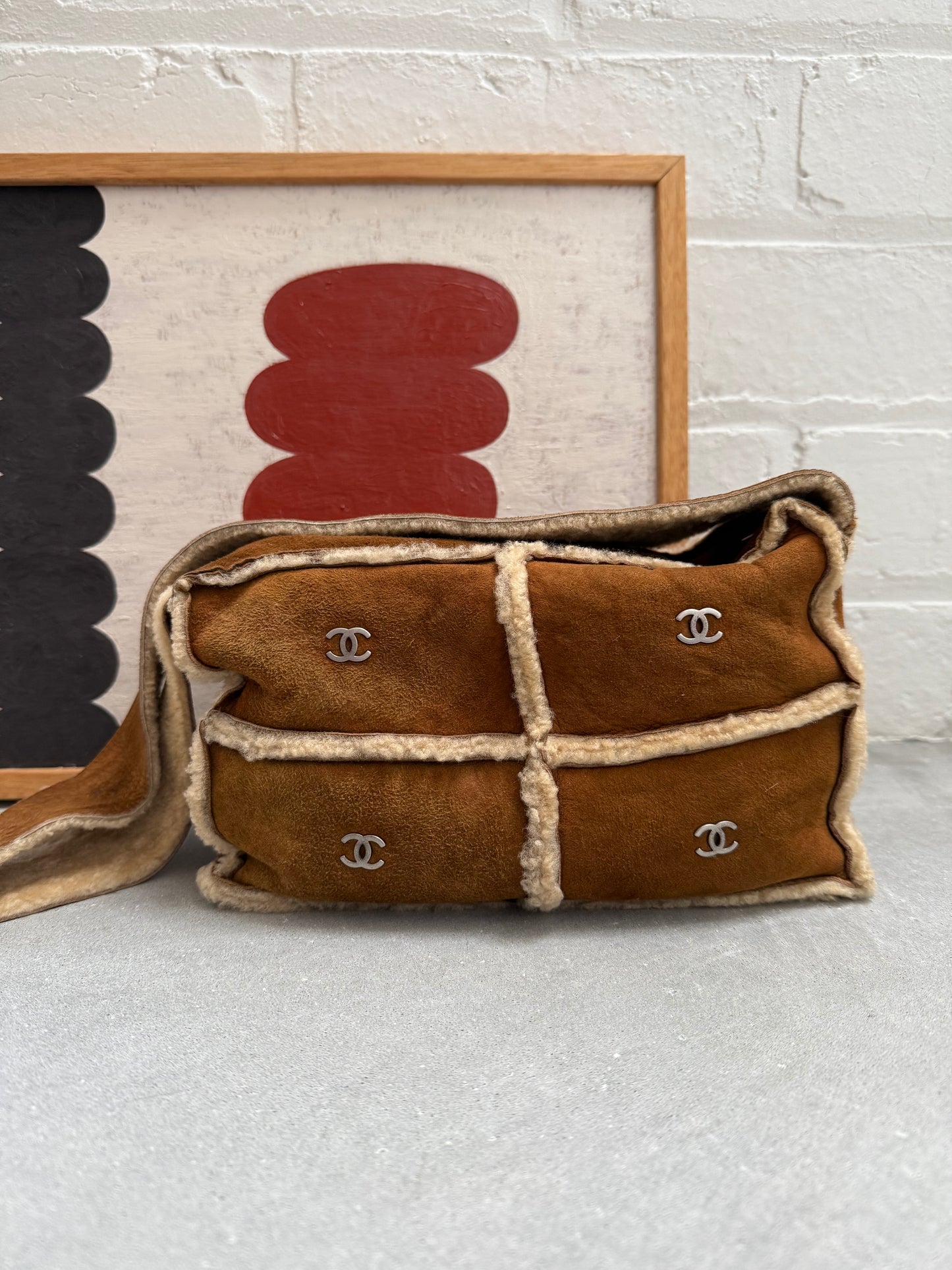 Chanel Brown Mouton Sherpa Bag