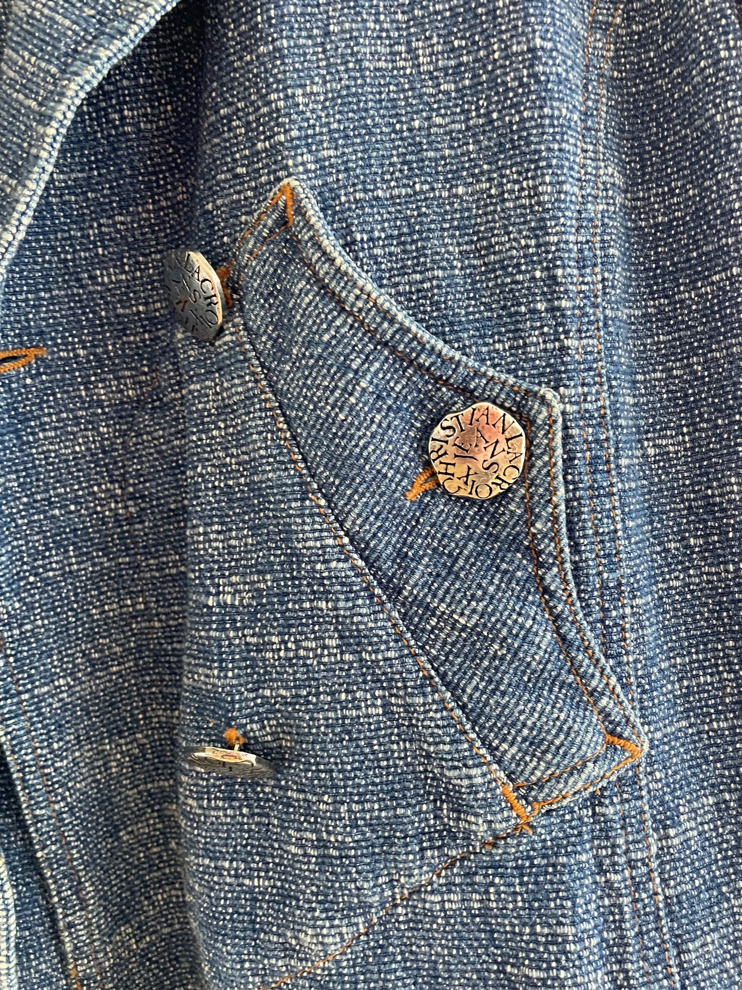 Vintage Christian Lacroix Denim Jacket Size 42