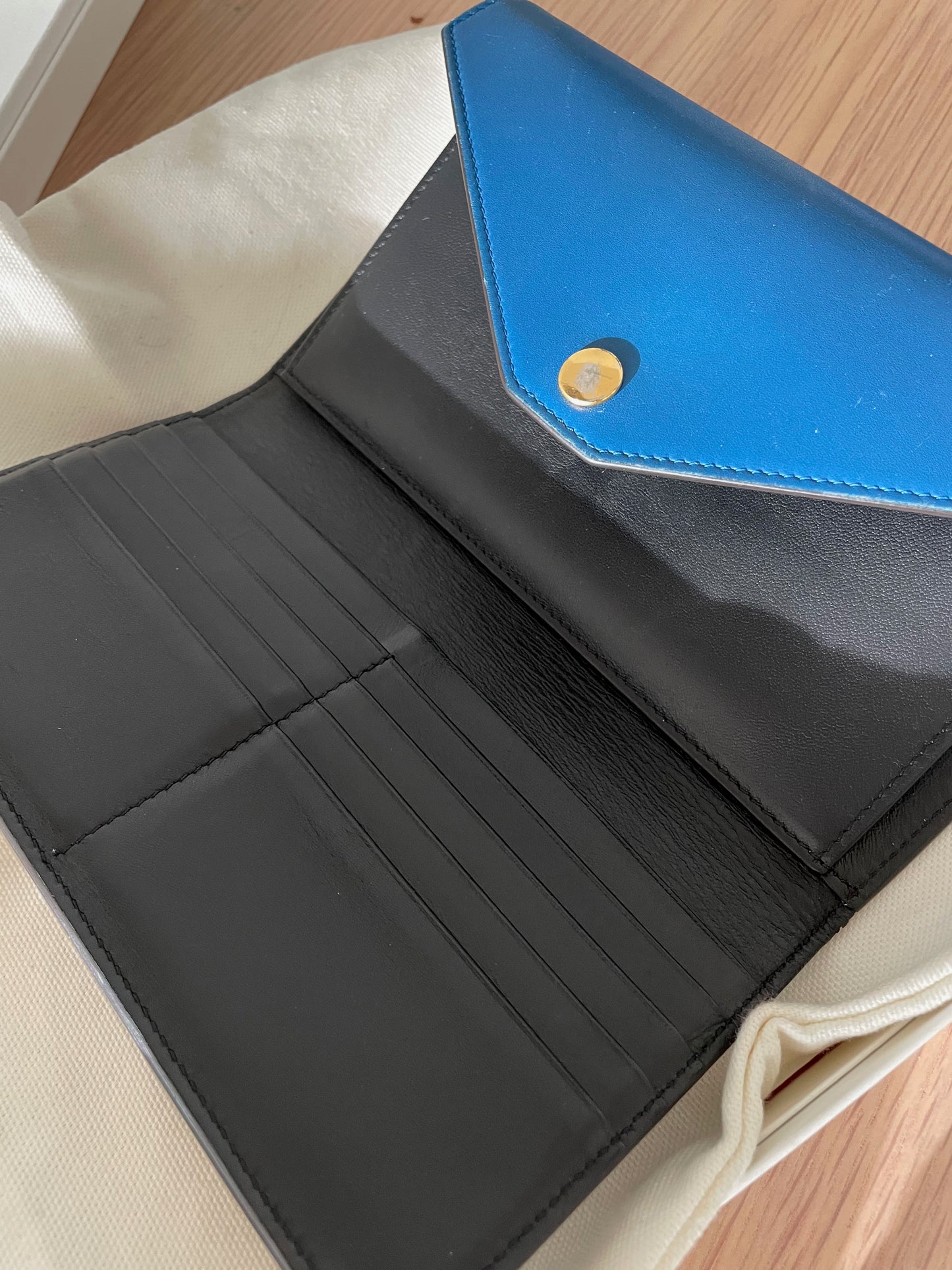 Celine Trio Two Toned Wallet