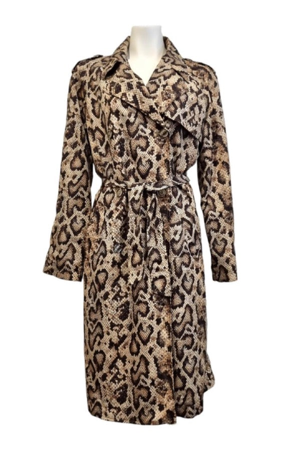 Vintage Dolce & Gabbana Python Trench - Size 40