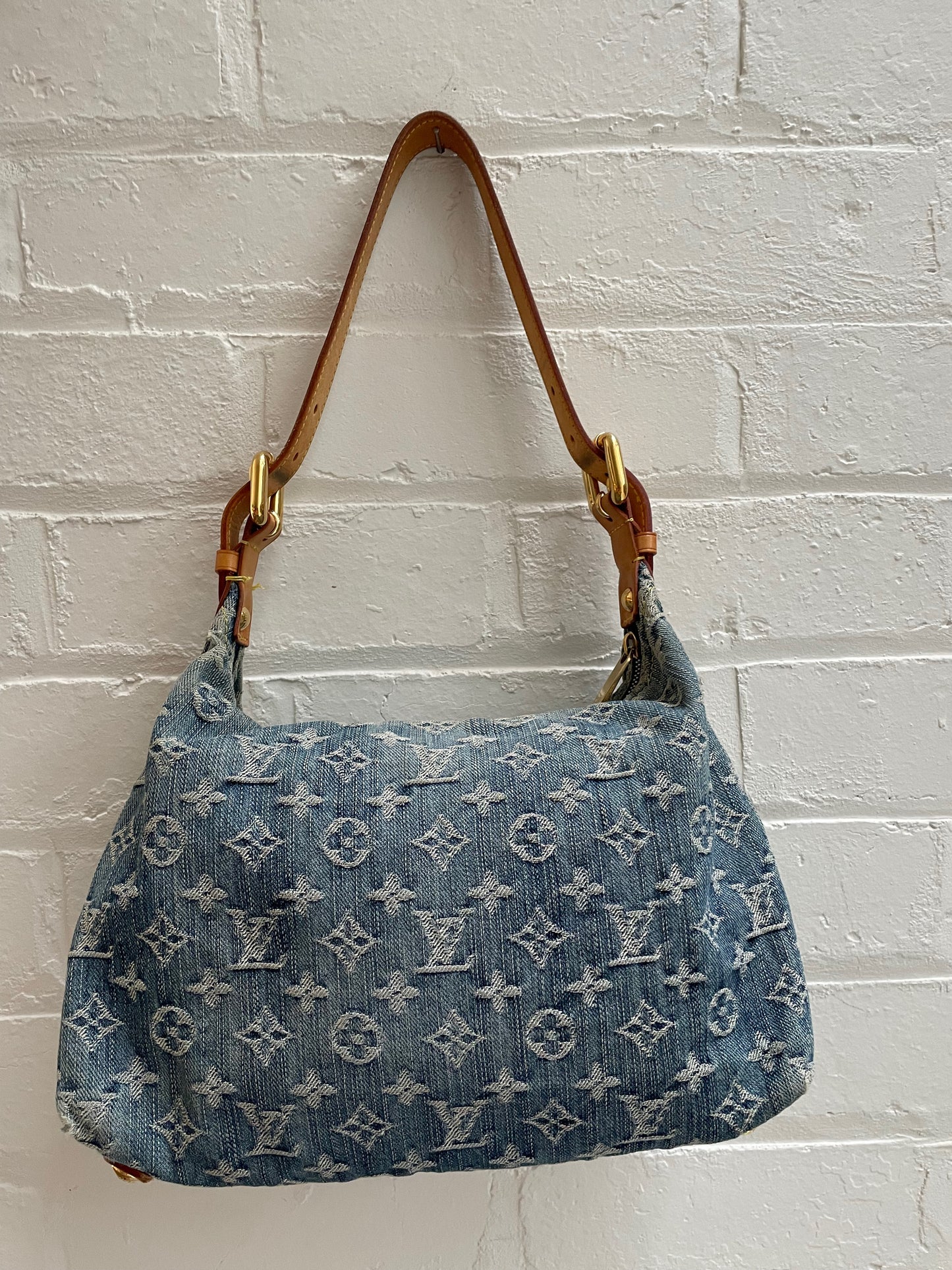 Louis Vuitton Blue Monogram Denim Baggy PM