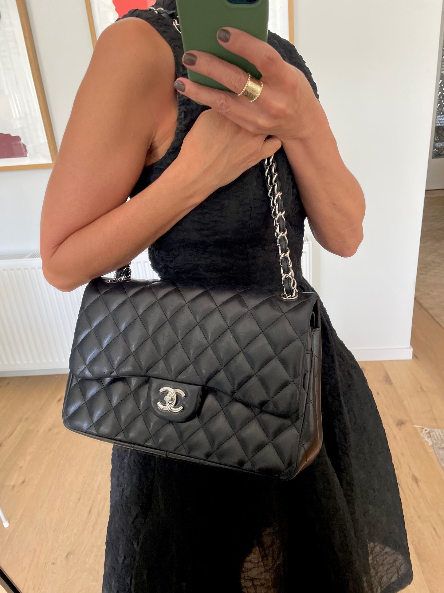 Chanel Jumbo Double Flap in Soft Lambskin Leather