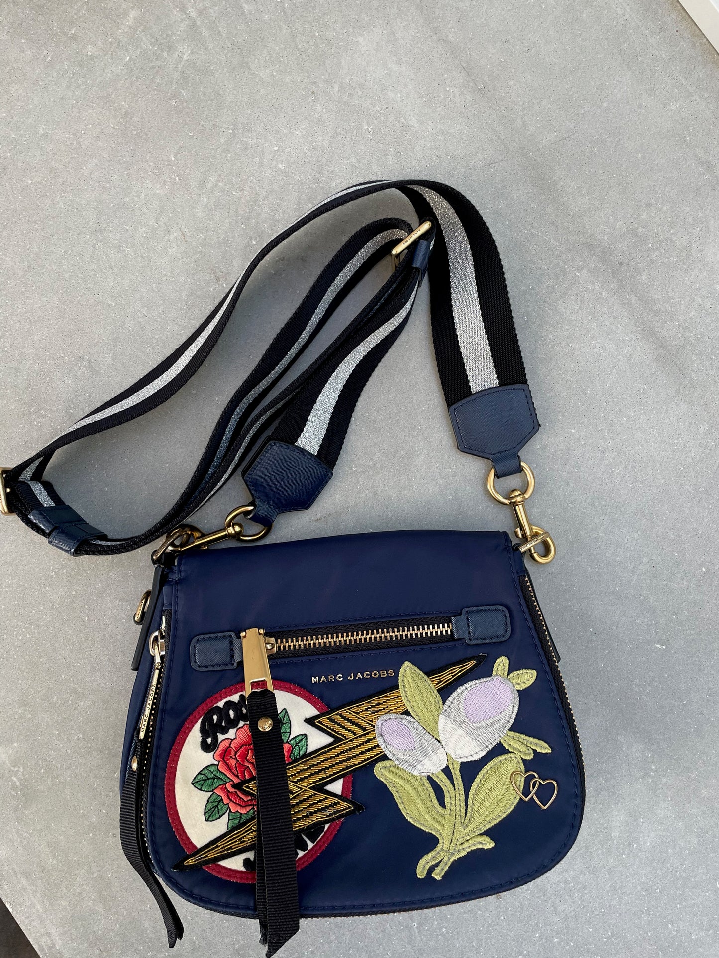 Marc Jacobs Trooper Small Patchwork Nomad Crossbody