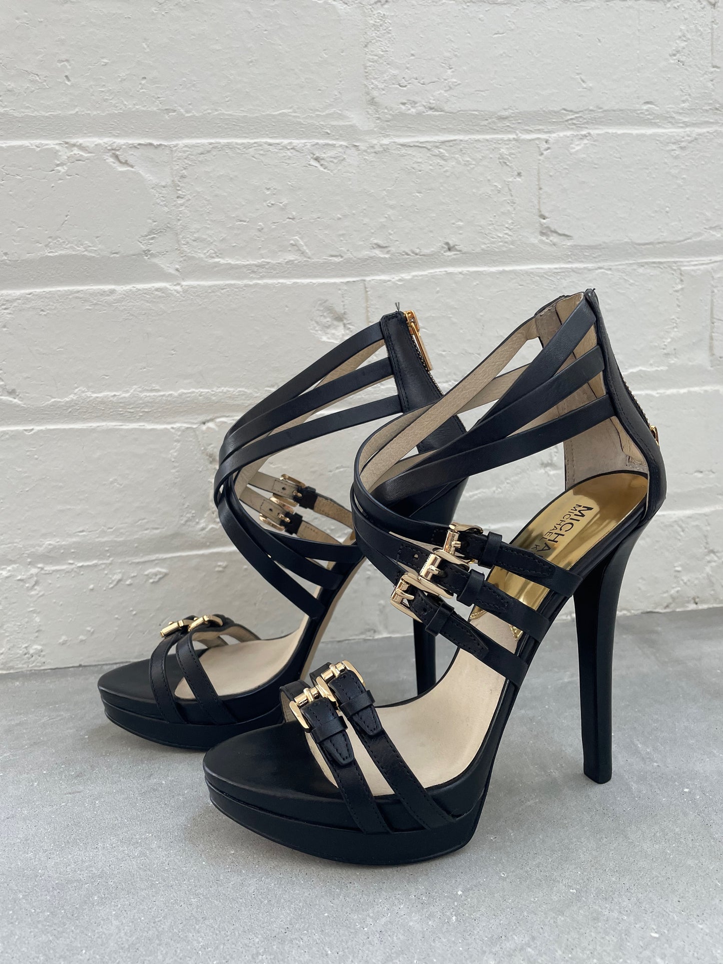 Michael Kors Ava Platform Sandal Size 38