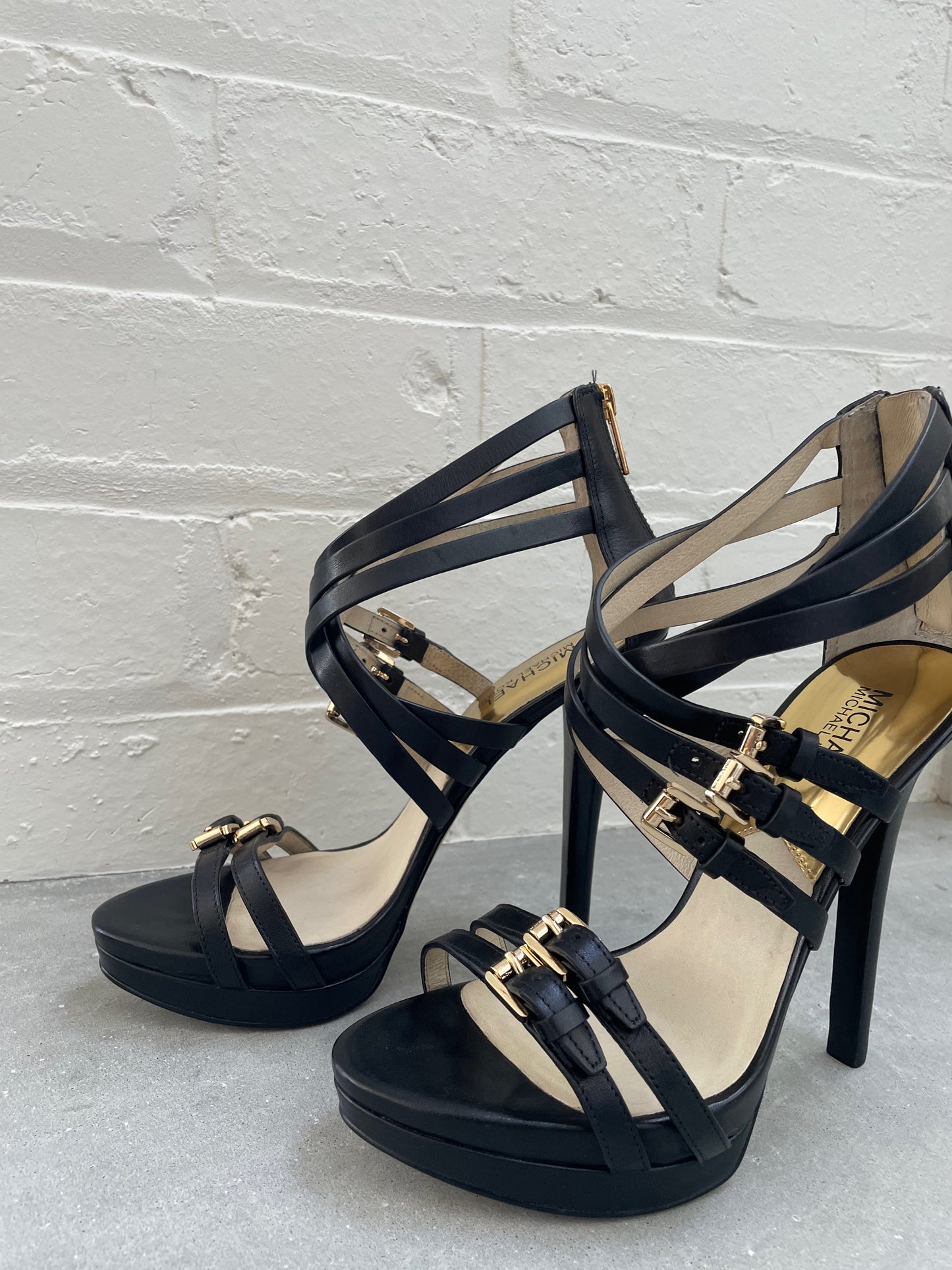 Michael Kors Ava Platform Sandal Size 38