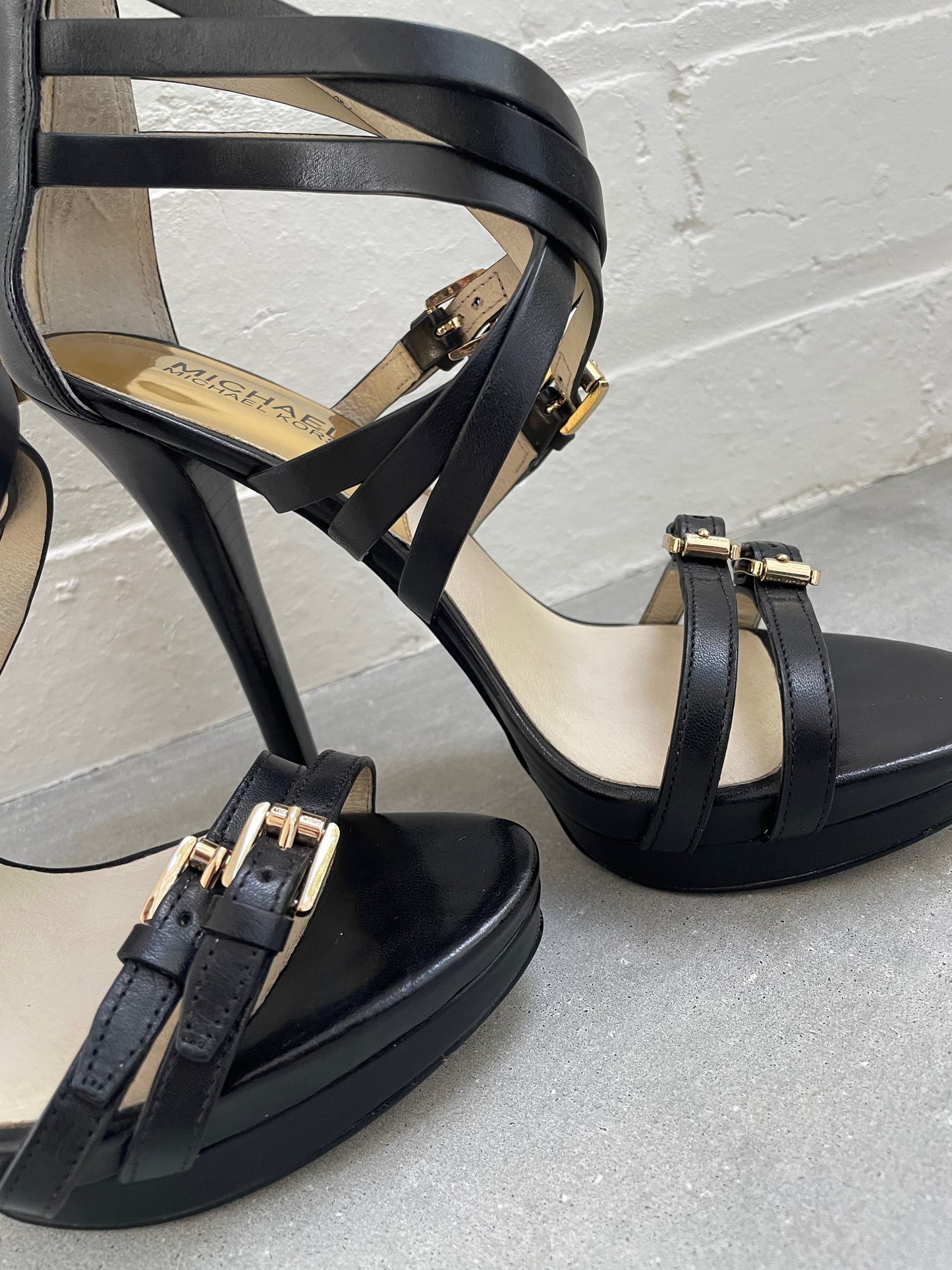 Michael Kors Ava Platform Sandal Size 38