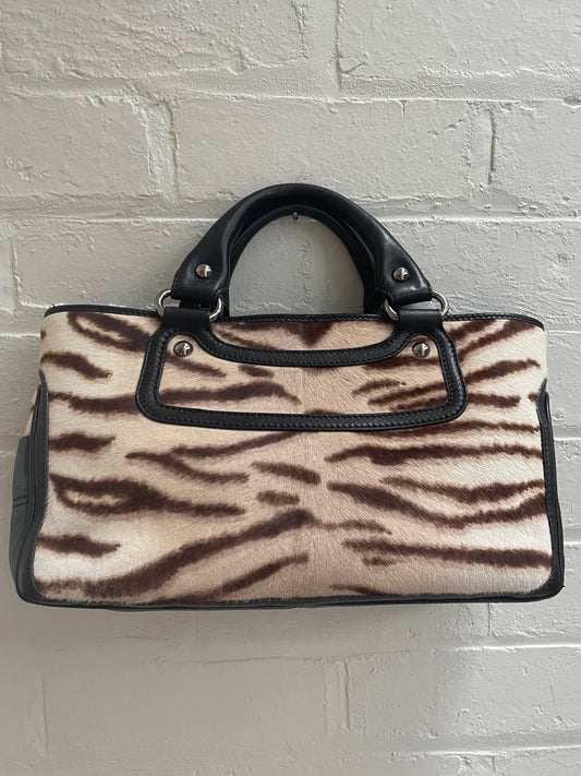 Celine Boogie Bag in Leopard Print