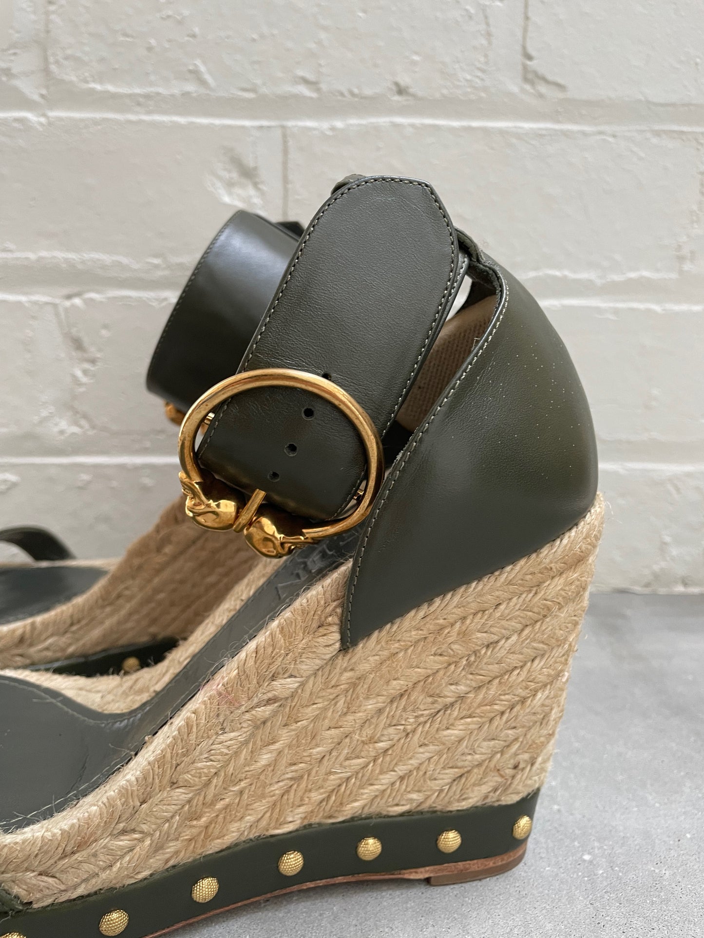 Alexander McQueen Wedge Espadrilles Size 38