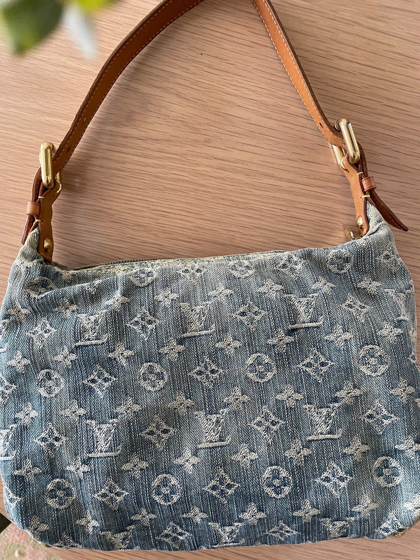 Louis Vuitton Blue Monogram Denim Baggy PM